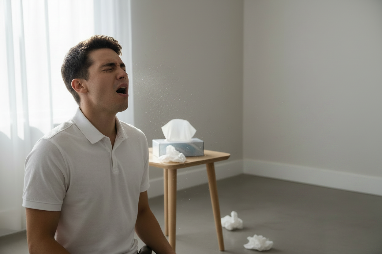 מתעטש בלי הפסקה? הגיע הזמן להכיר את הפתרון שיטהר לך את האוויר מקרדית האבק